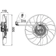 Ventilateur, refroidissement du moteur MAHLE CFF 469 000P - Visuel 2