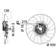 Ventilateur, refroidissement du moteur MAHLE CFF 471 000P - Visuel 1
