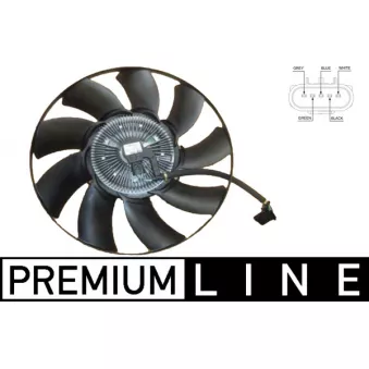 Ventilateur, refroidissement du moteur MAHLE CFF 476 000P