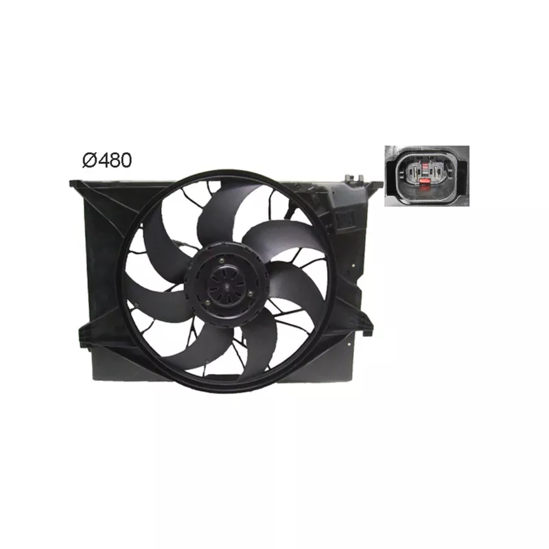 Ventilateur, refroidissement du moteur MAHLE CFF 486 000S