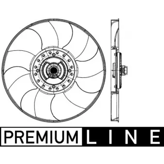 Ventilateur, refroidissement du moteur MAHLE CFF 489 000P