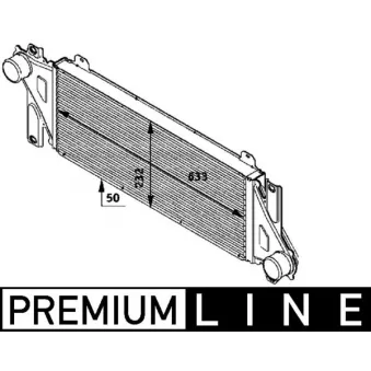Intercooler, échangeur MAHLE CI 117 000P