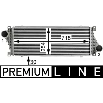 Intercooler, échangeur MAHLE CI 18 000P