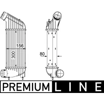Intercooler, échangeur MAHLE CI 181 000P