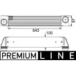 Intercooler, échangeur MAHLE CI 189 000P - Visuel 1