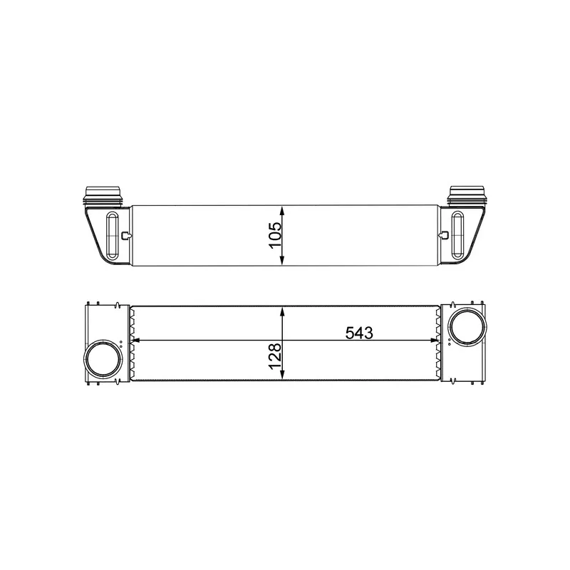 Intercooler, échangeur MAHLE CI 193 000S