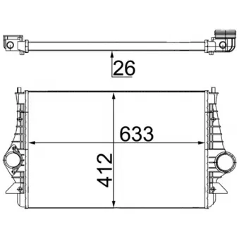 Intercooler, échangeur MAHLE