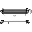 Intercooler, échangeur MAHLE CI 198 000P - Visuel 2