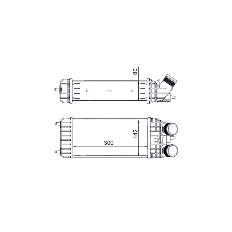 Intercooler, échangeur MAHLE CI 210 000S