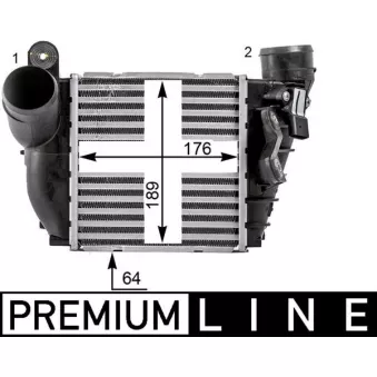 Intercooler, échangeur MAHLE CI 22 000P