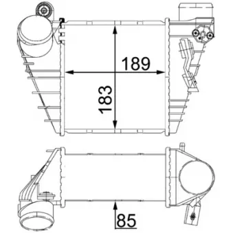 Intercooler, échangeur MAHLE