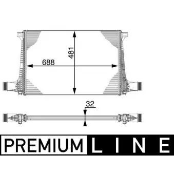 Intercooler, échangeur MAHLE