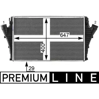 Intercooler, échangeur MAHLE CI 24 000P