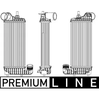 Intercooler, échangeur MAHLE CI 245 000P