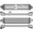 Intercooler, échangeur MAHLE CI 248 000P - Visuel 2