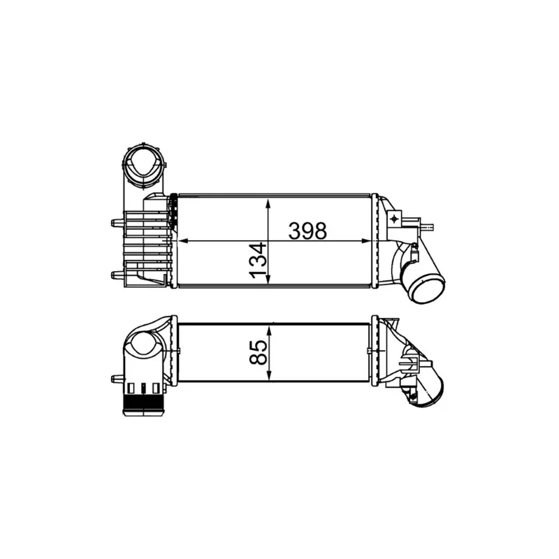 Intercooler, échangeur MAHLE CI 26 000S
