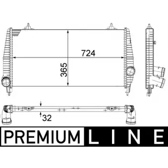 Intercooler, échangeur MAHLE