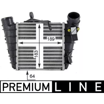 Intercooler, échangeur MAHLE CI 298 000P