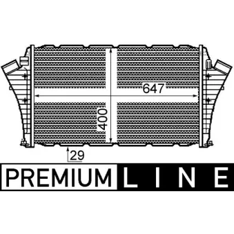Intercooler, échangeur MAHLE CI 304 000P