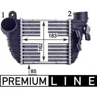 Intercooler, échangeur MAHLE CI 308 000P