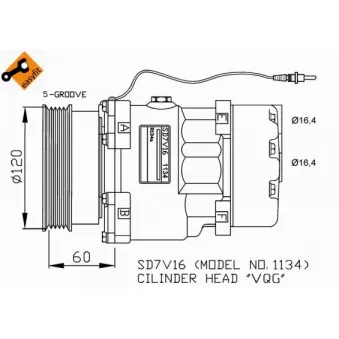 Compresseur, climatisation NRF 32277