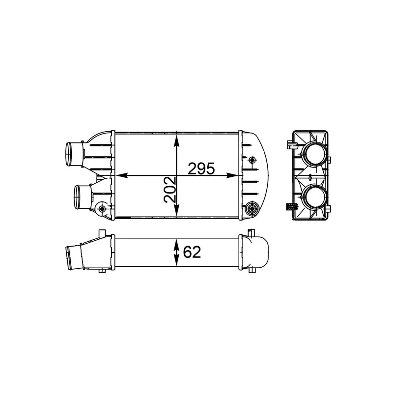 Intercooler, échangeur MAHLE CI 341 000S
