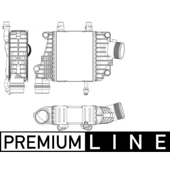 Intercooler, échangeur MAHLE CI 410 000P