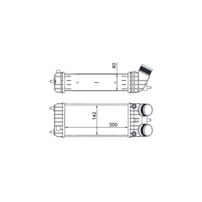 Intercooler, échangeur MAHLE CI 418 000S