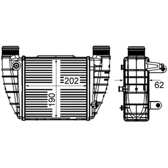 Intercooler, échangeur MAHLE