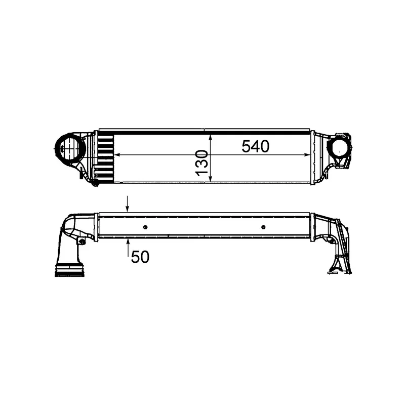 Intercooler, échangeur MAHLE CI 425 000S