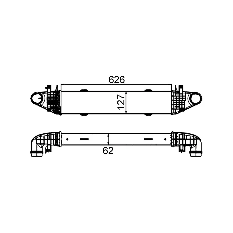 Intercooler, échangeur MAHLE CI 428 000S