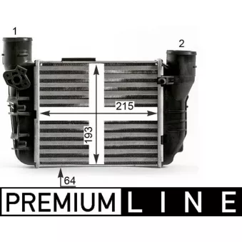 Intercooler, échangeur MAHLE CI 431 000P