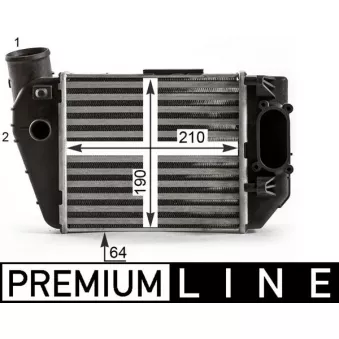 Intercooler, échangeur MAHLE CI 432 000P