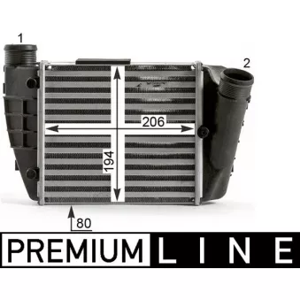 Intercooler, échangeur MAHLE CI 433 000P