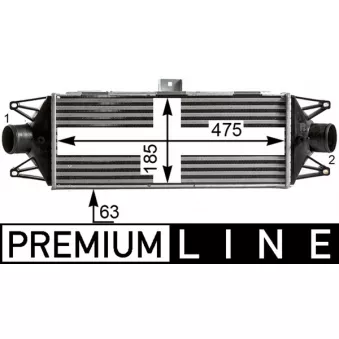 Intercooler, échangeur MAHLE CI 438 000P