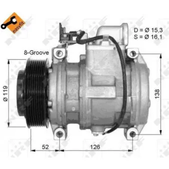 Compresseur, climatisation NRF 32372G