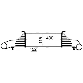 Intercooler, échangeur MAHLE CI 47 000S