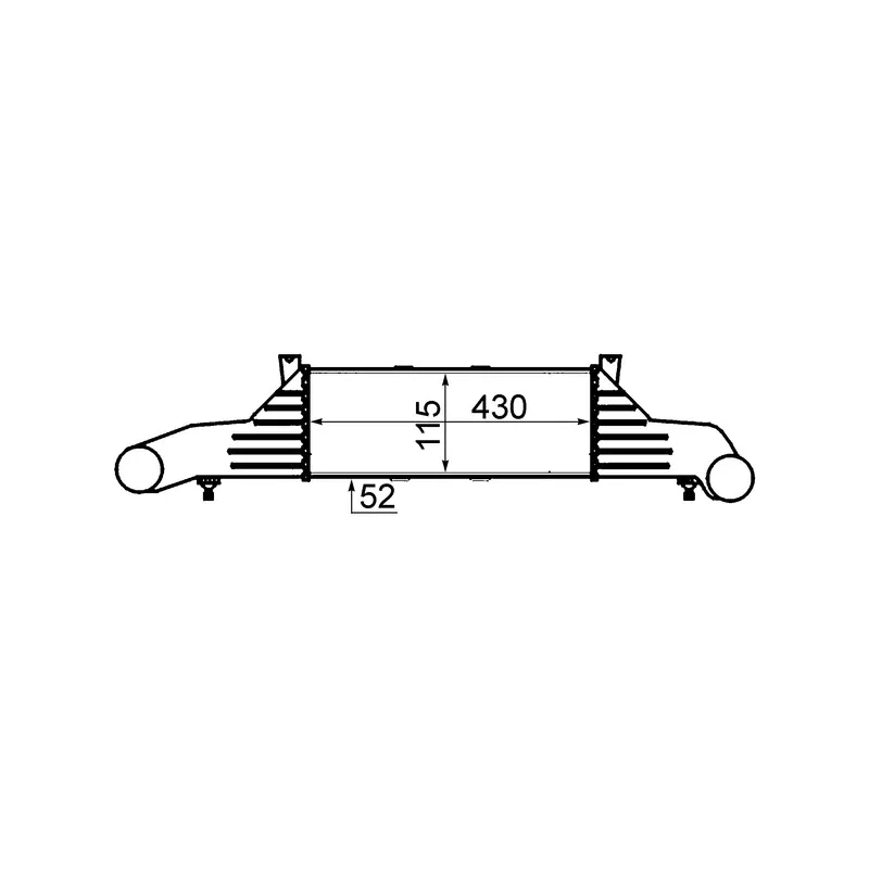 Intercooler, échangeur MAHLE CI 47 000S