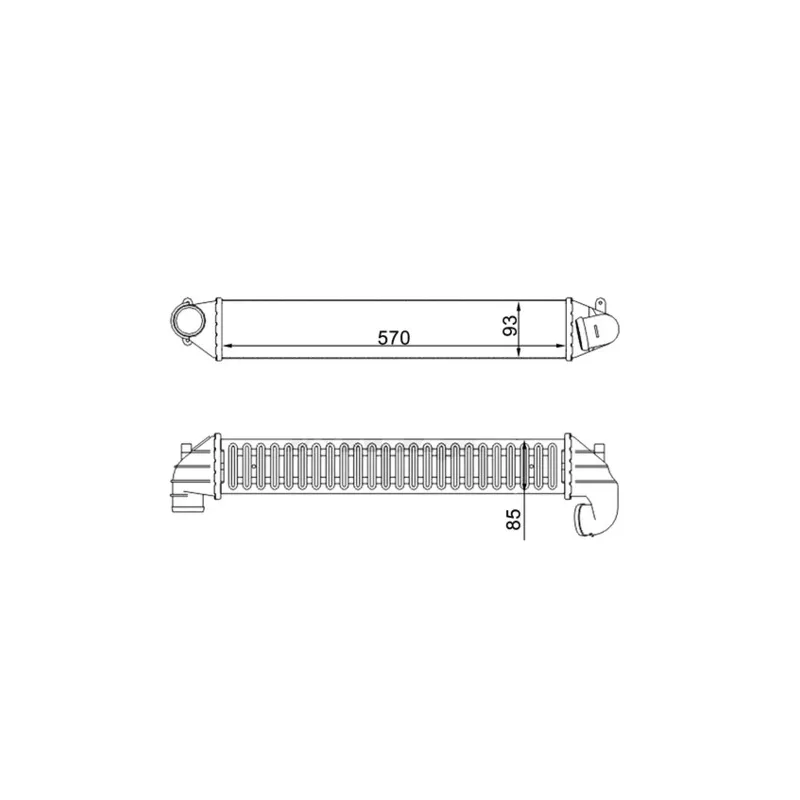 Intercooler, échangeur MAHLE CI 475 000S