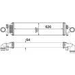 Intercooler, échangeur MAHLE CI 480 000P - Visuel 1