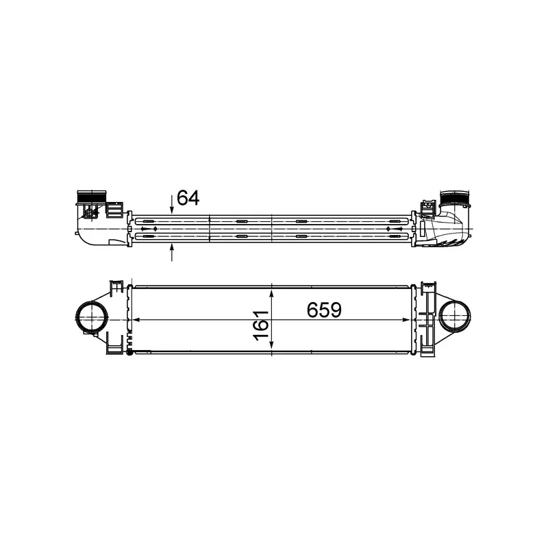 Intercooler, échangeur MAHLE CI 501 000S