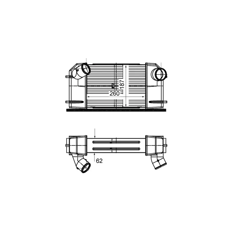 Intercooler, échangeur MAHLE CI 503 000S