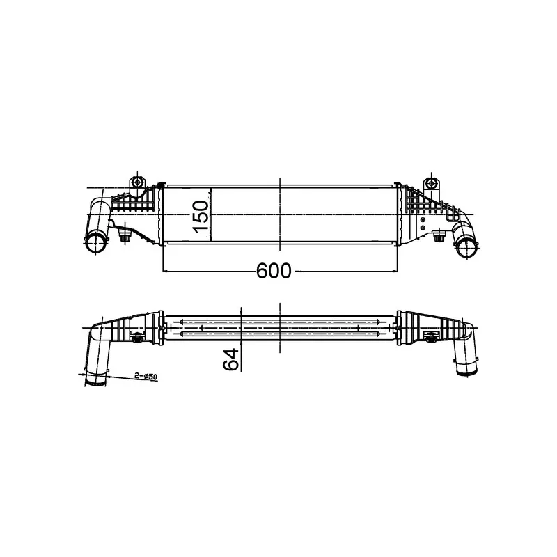 Intercooler, échangeur MAHLE CI 504 000S