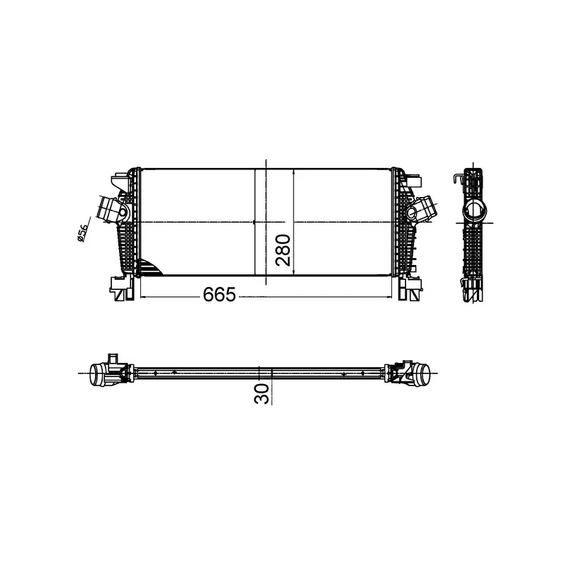 Intercooler, échangeur MAHLE CI 509 000S