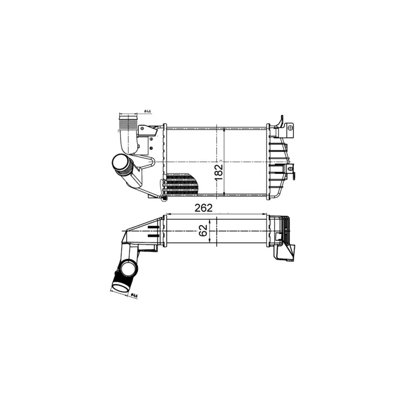 Intercooler, échangeur MAHLE CI 510 000S