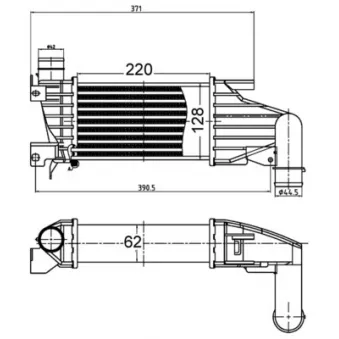 Intercooler, échangeur MAHLE CI 514 000S