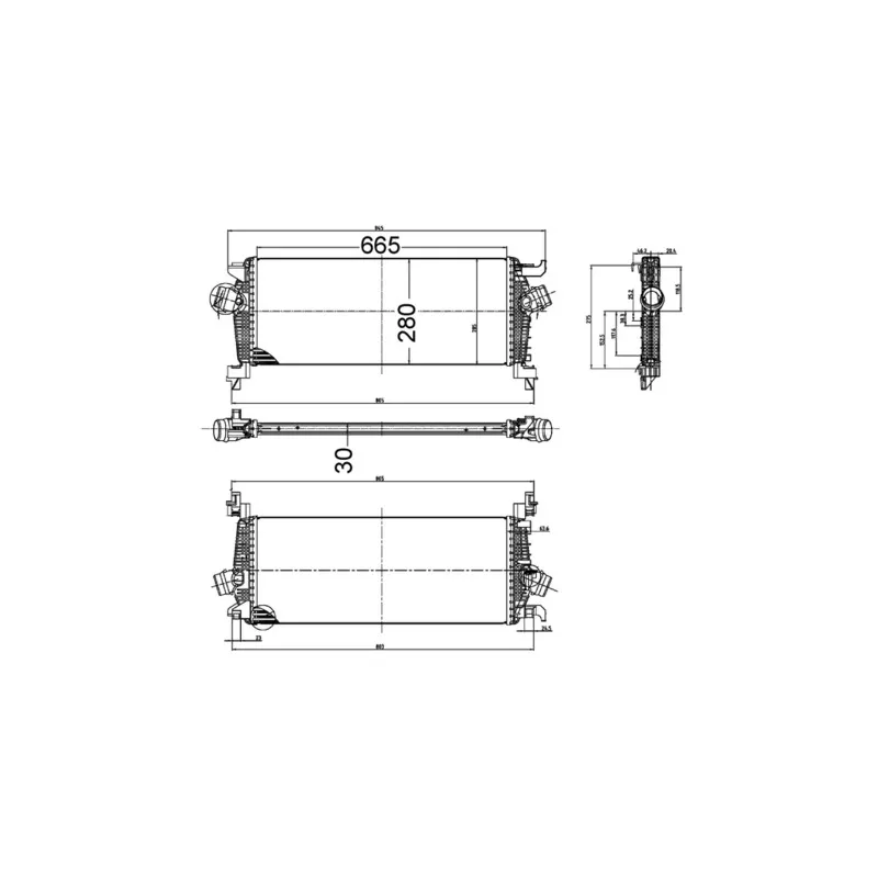 Intercooler, échangeur MAHLE CI 515 000S