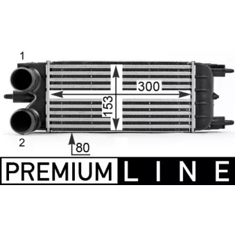 Intercooler, échangeur MAHLE CI 529 000P
