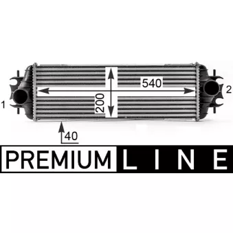 Intercooler, échangeur MAHLE CI 531 000P