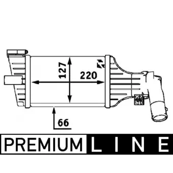 Intercooler, échangeur MAHLE CI 55 000P